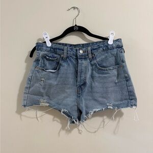 Wild Fable Light Blue Distressed Jean Shorts
